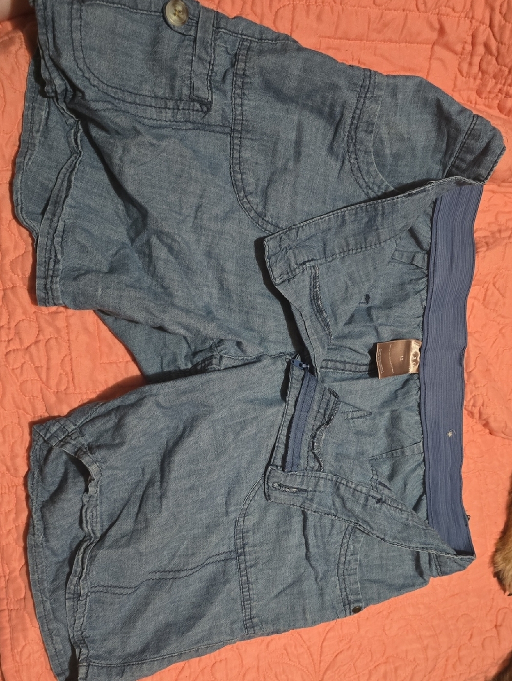 White-Stag Casual Denim-Look Blue Shorts